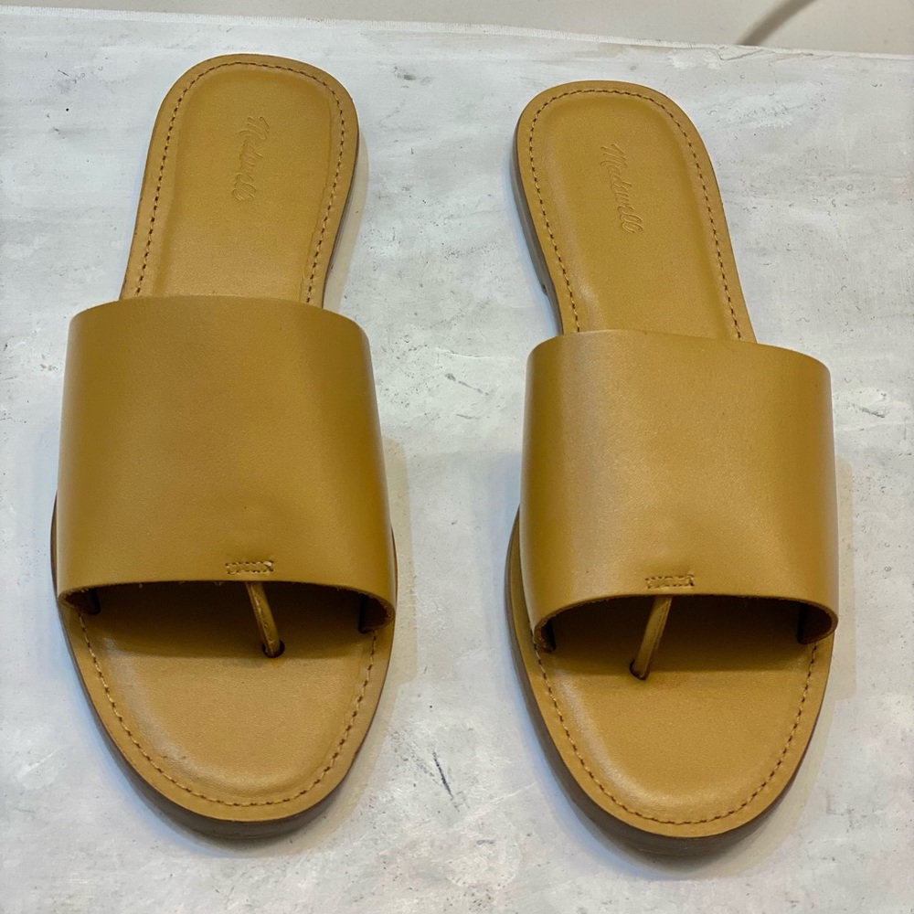 Madewell The Boardwalk Slide Sandals NWOB